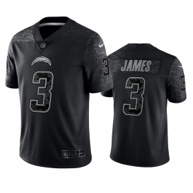 Tröjor Los Angeles Chargers Derwin James 3 Svart Reflective Limited - Män